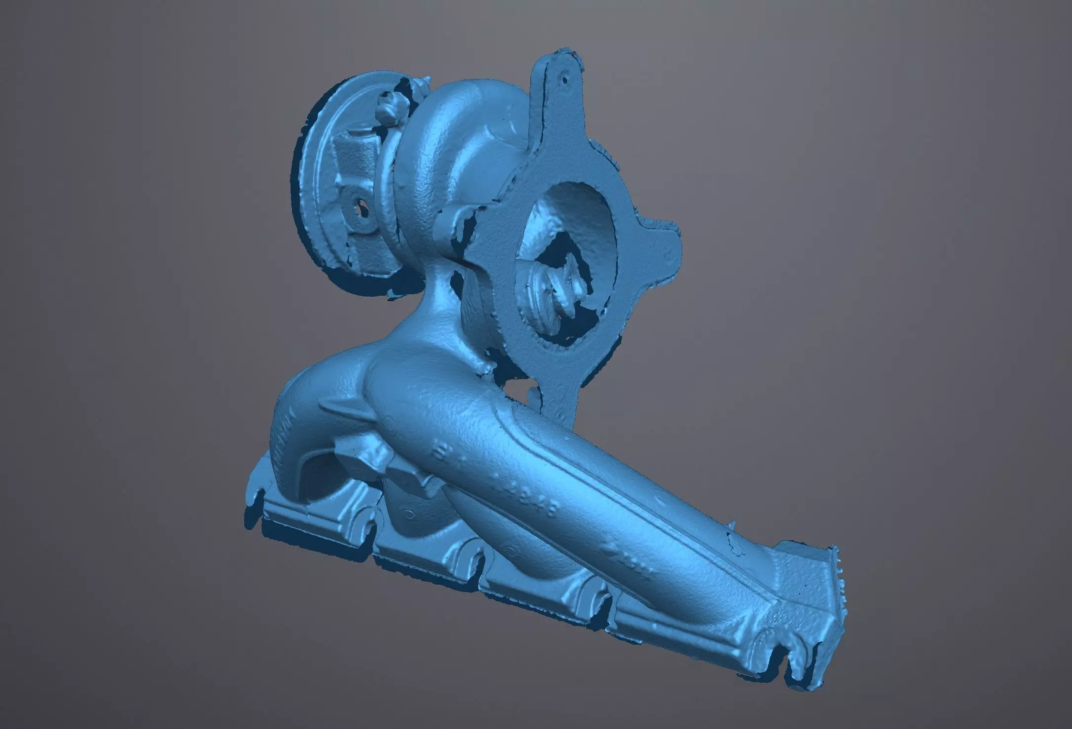 K04 turbo Golf R 2010 3d scan Low-poly 3D model_6