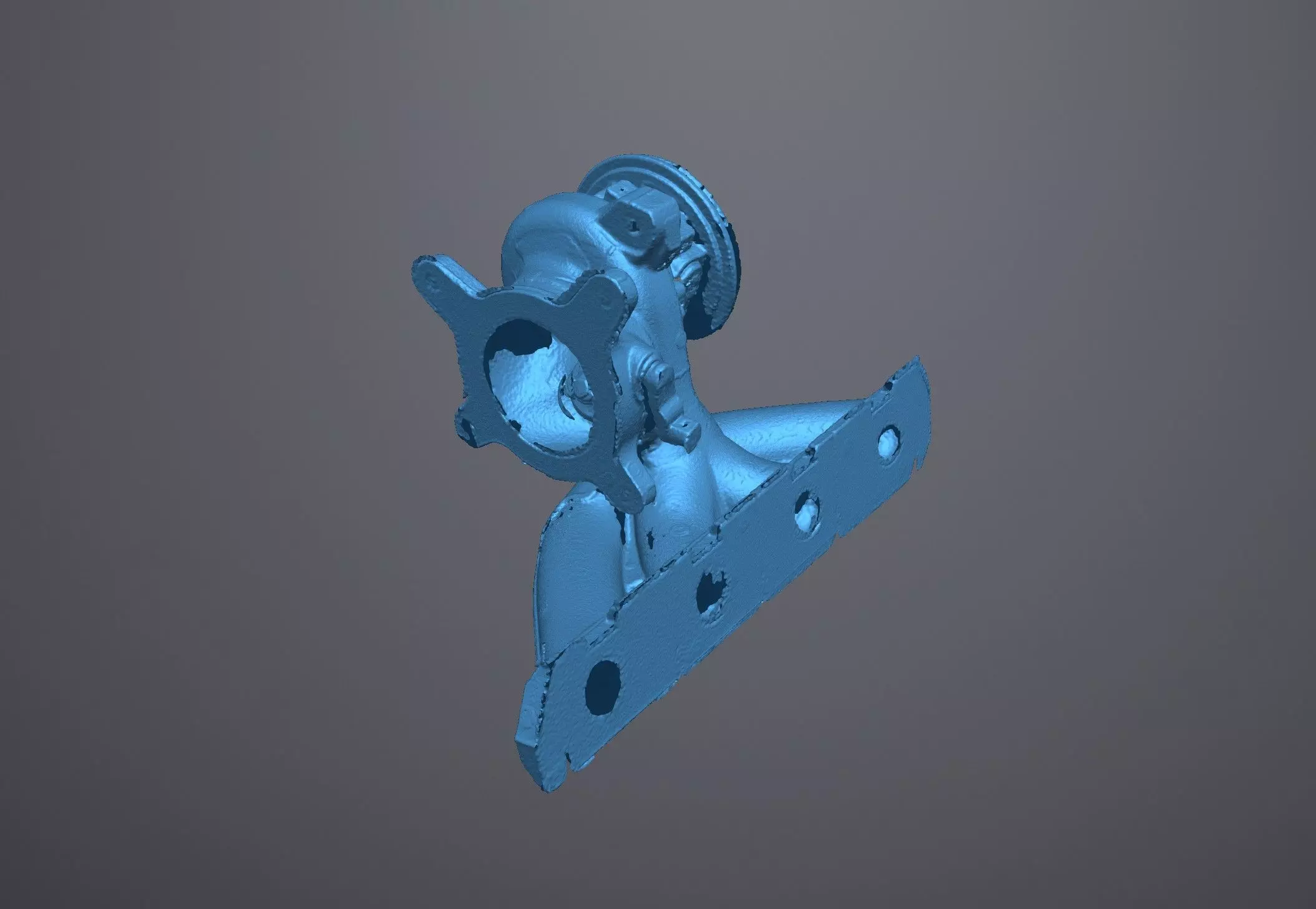 K04 turbo Golf R 2010 3d scan Low-poly 3D model_5