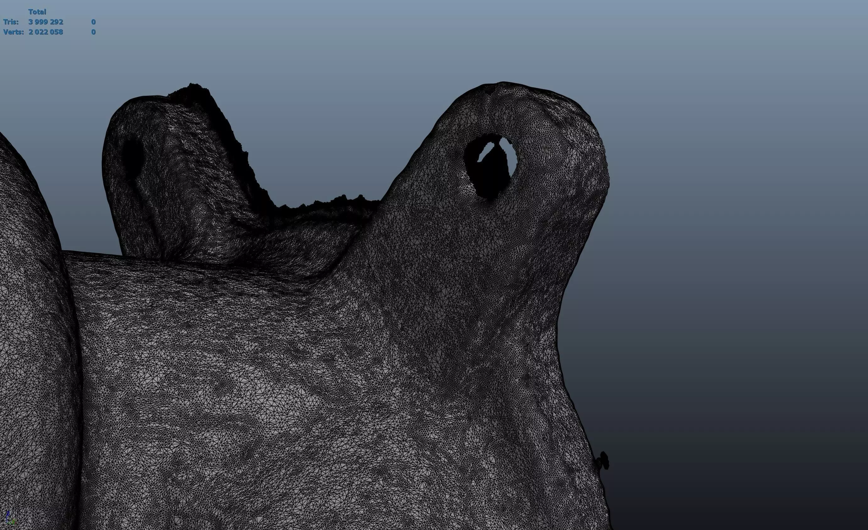 K04 turbo Golf R 2010 3d scan Low-poly 3D model_28