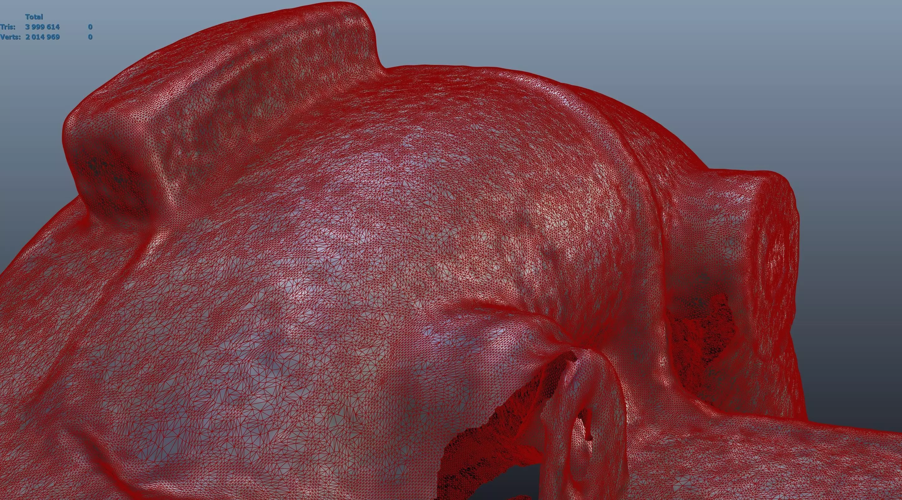 K04 turbo Golf R 2010 3d scan Low-poly 3D model_26