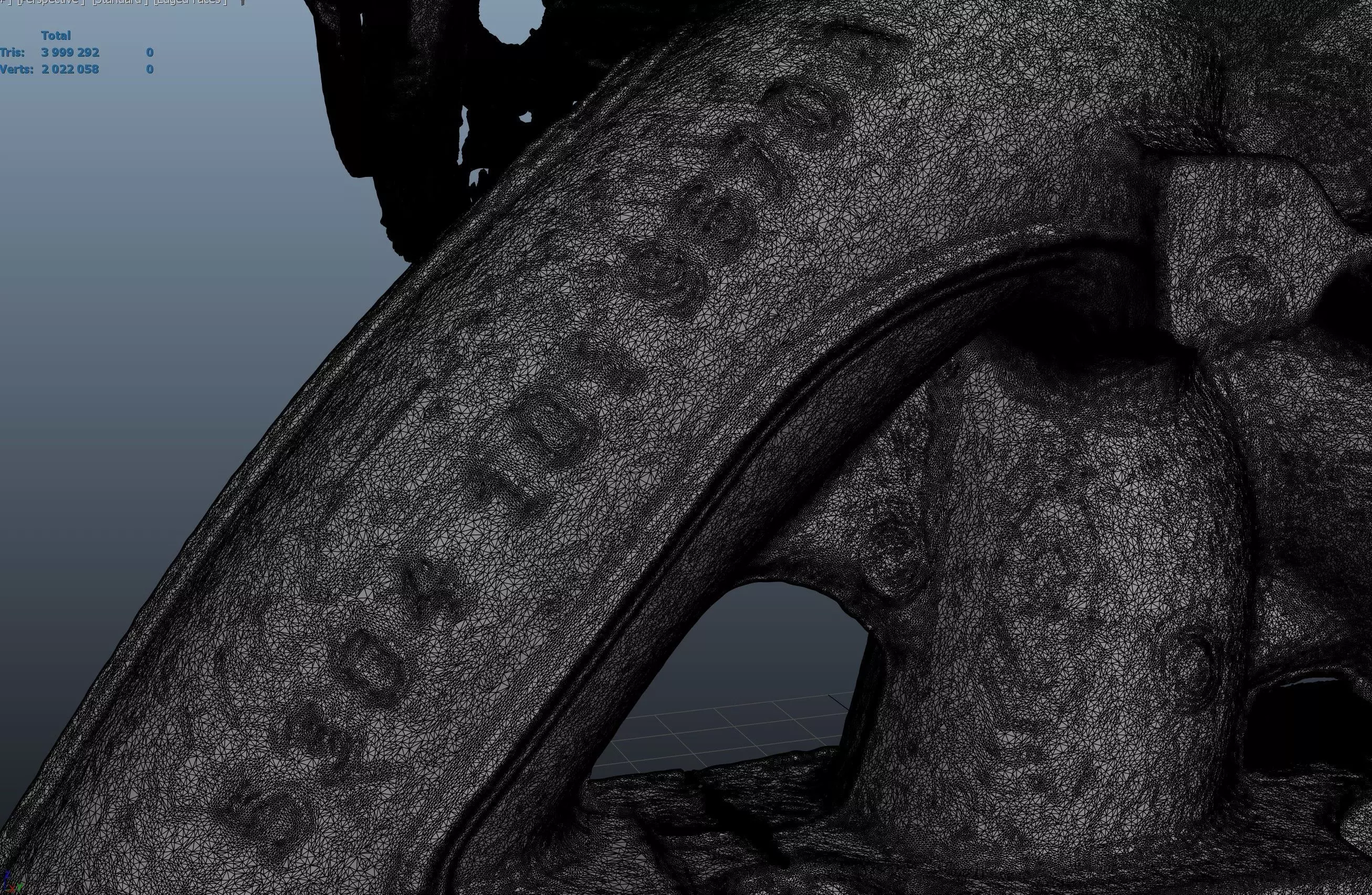 K04 turbo Golf R 2010 3d scan Low-poly 3D model_29