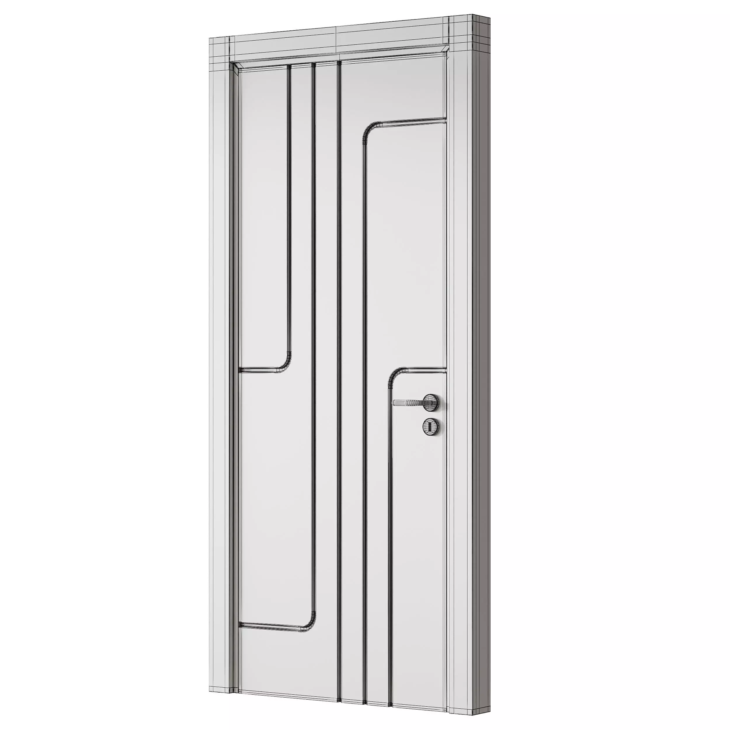 Soft Boz Vizon Interior Door 21 3D model_13