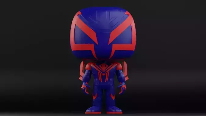 Spider Man 2099 Funko Pop 3MF and STL files
