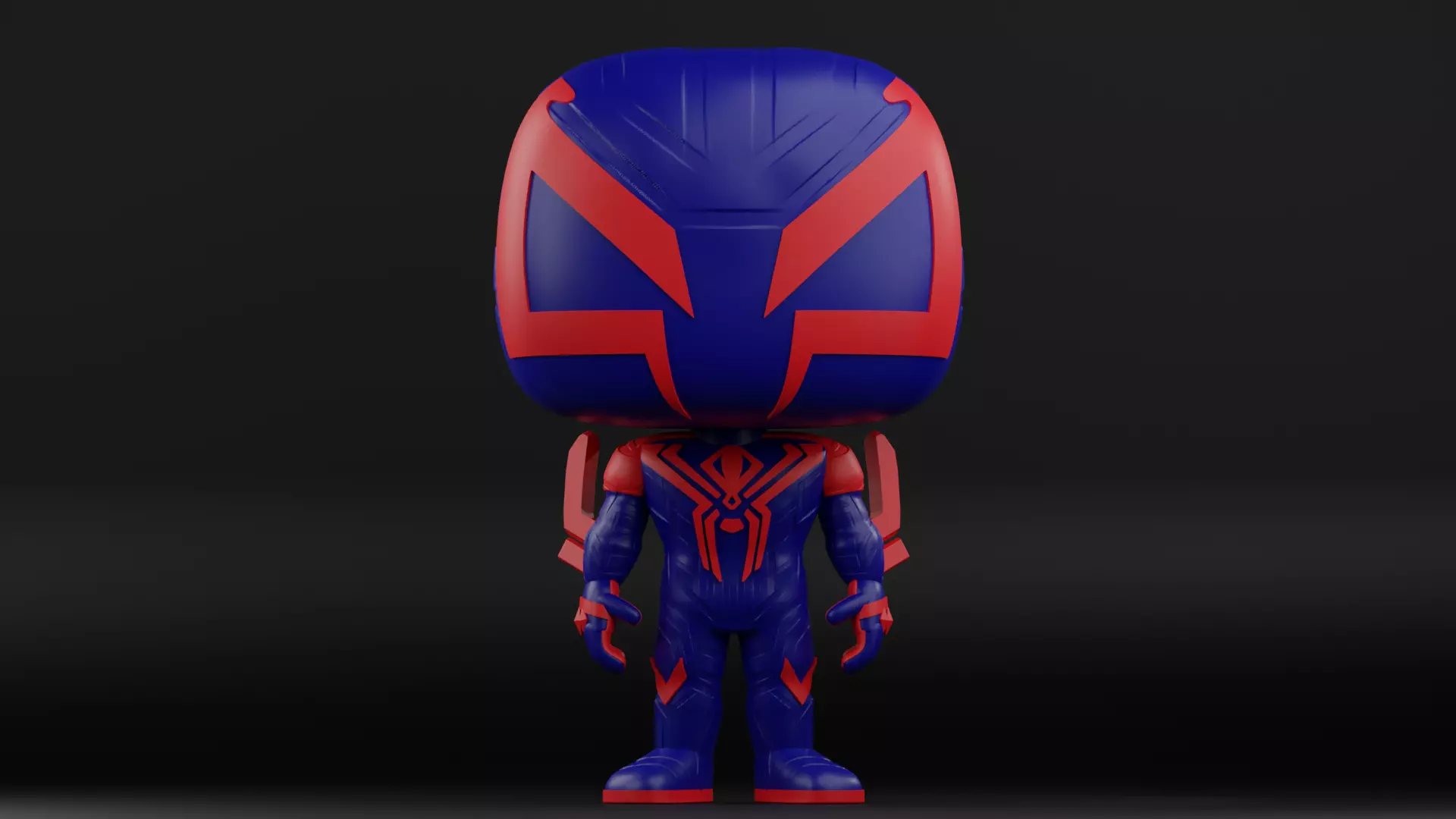 Spider Man 2099 Funko Pop 3MF and STL files 3D print model