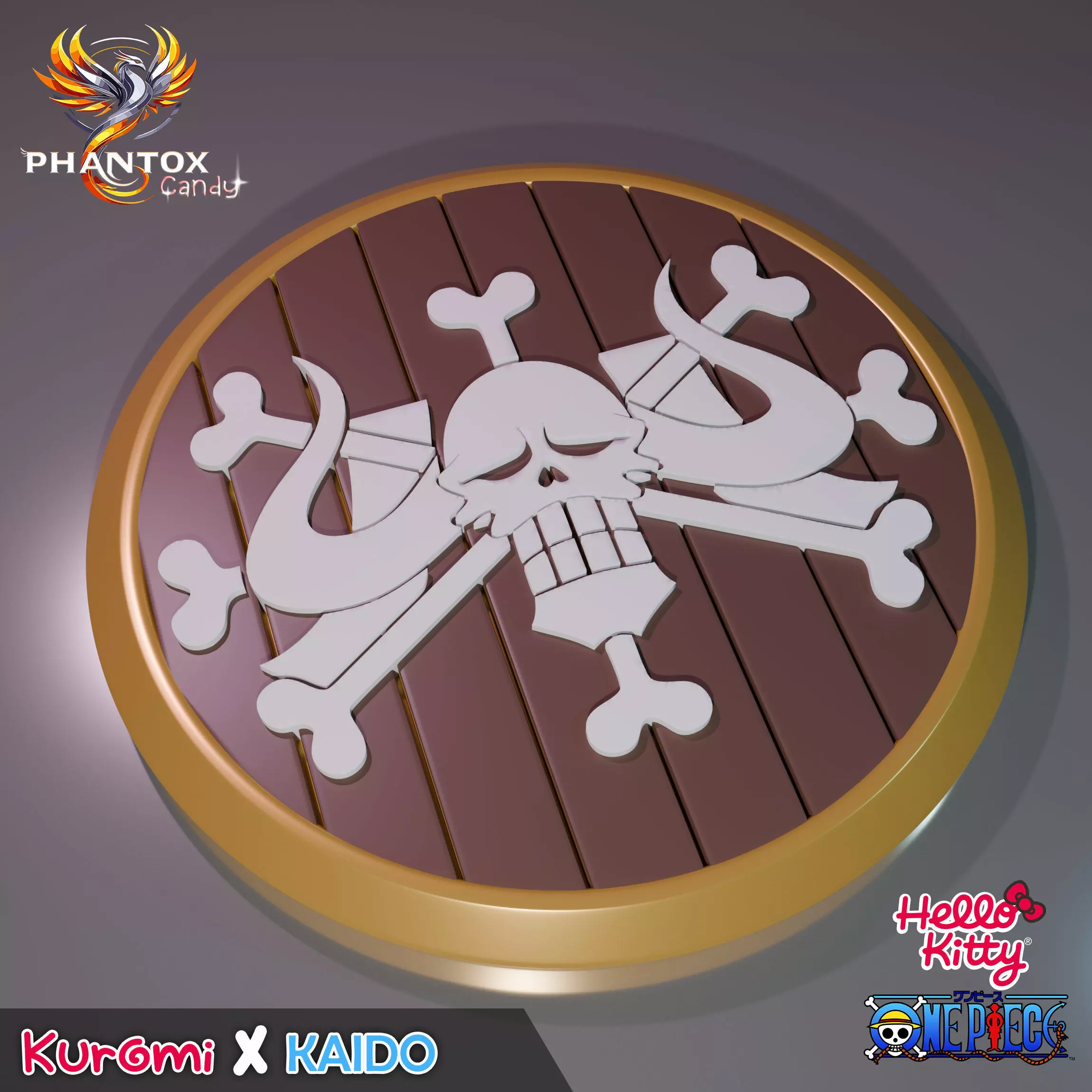   Hello Kitty x One Piece collection part 2 3D print model_3