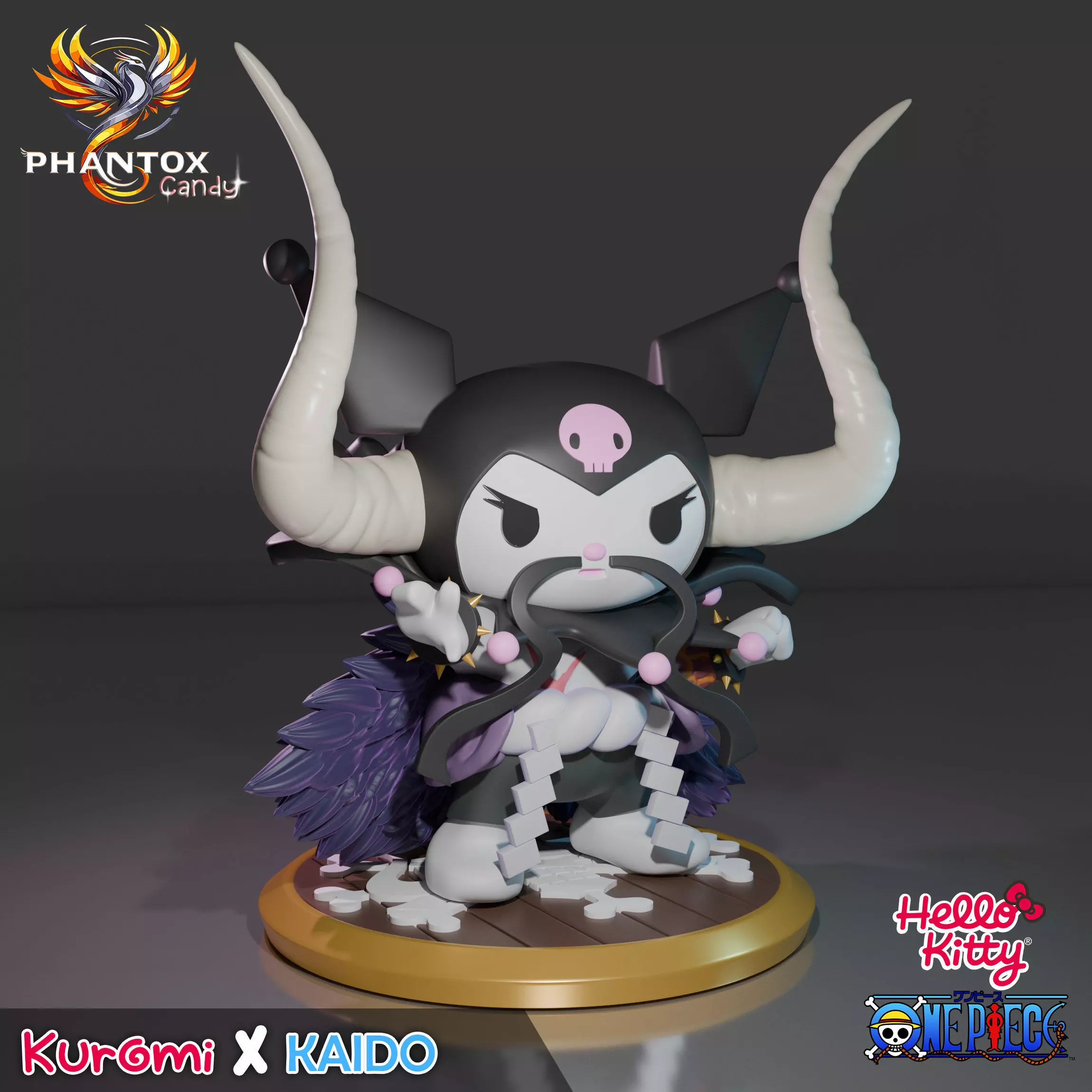  Hello Kitty x One Piece collection part 2 3D print model_1