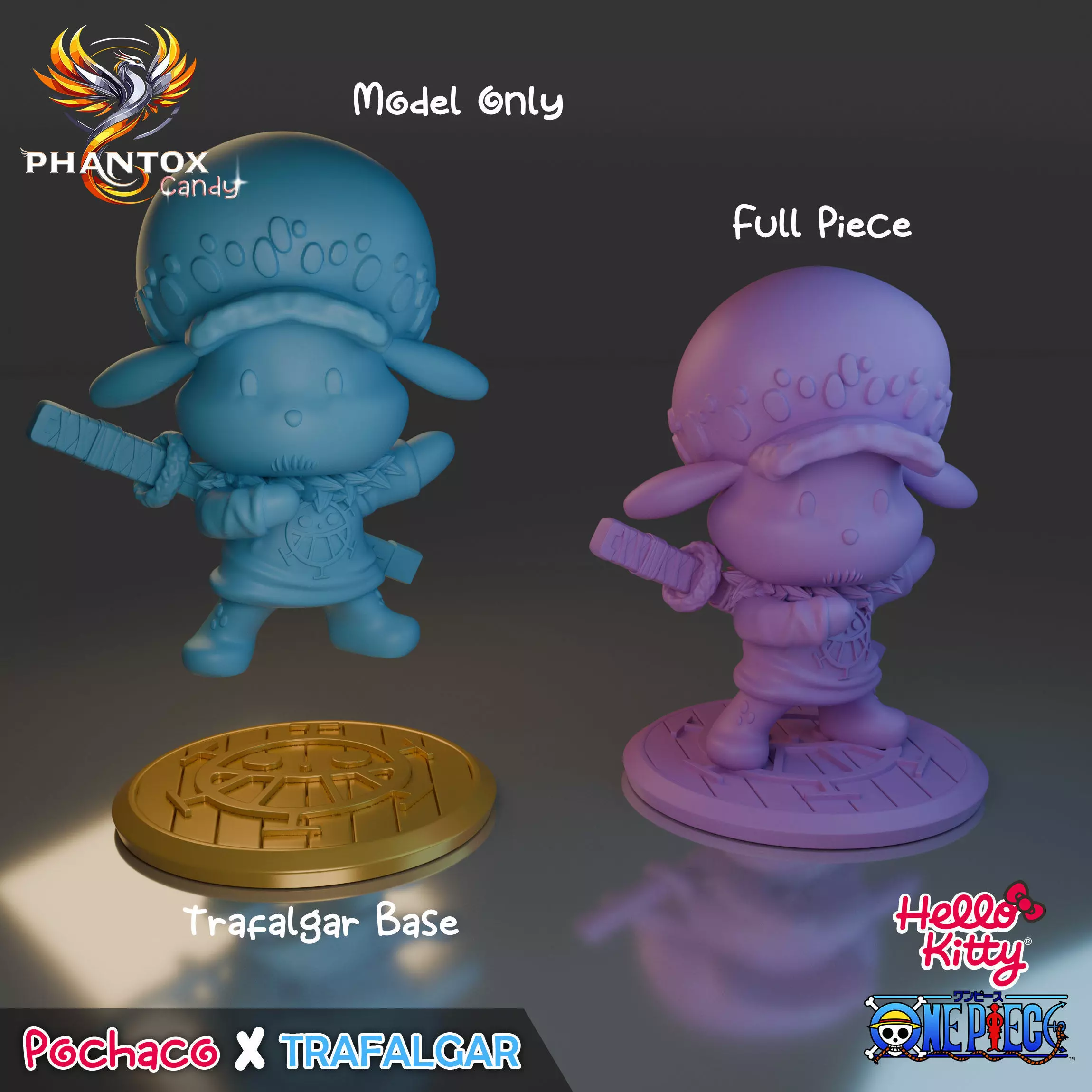   Hello Kitty x One Piece collection part 2 3D print model_12