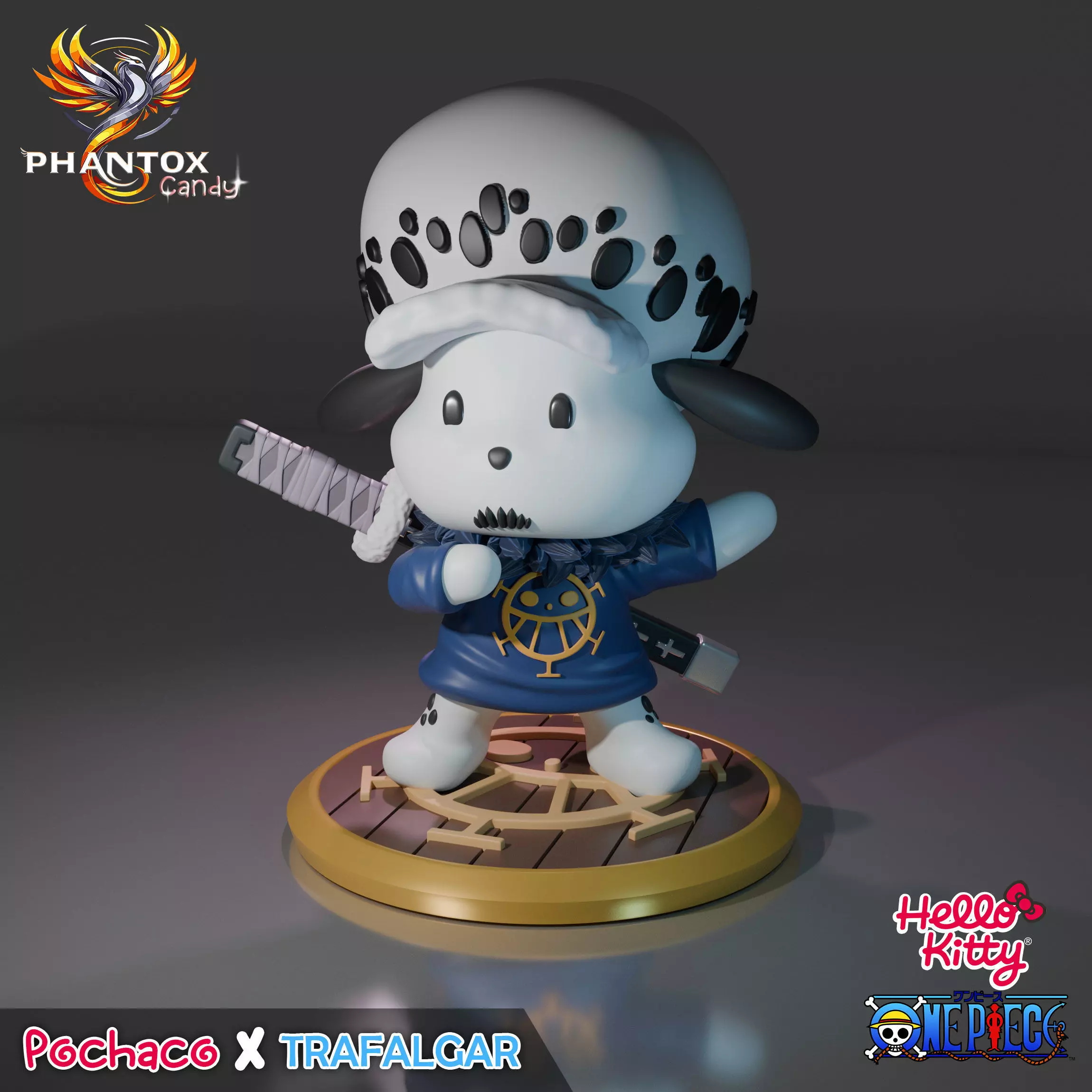   Hello Kitty x One Piece collection part 2 3D print model_9