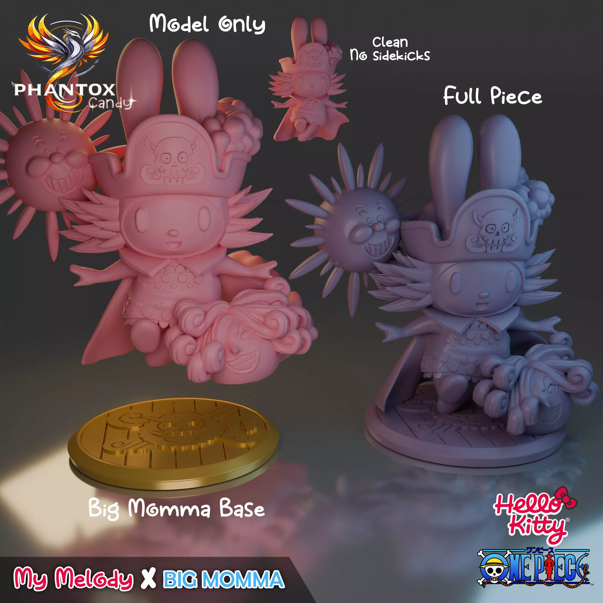   Hello Kitty x One Piece collection part 2 3D print model_8