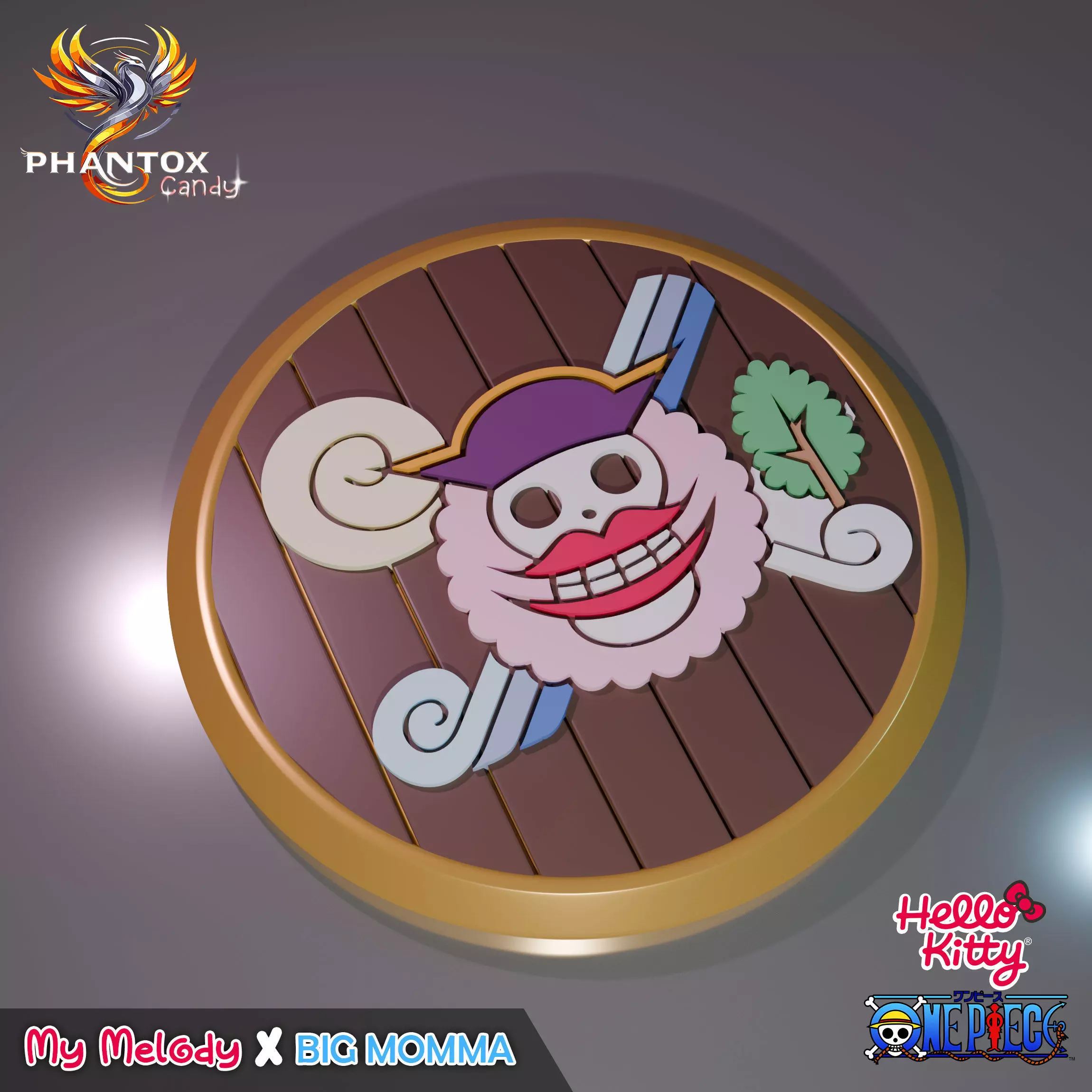   Hello Kitty x One Piece collection part 2 3D print model_7