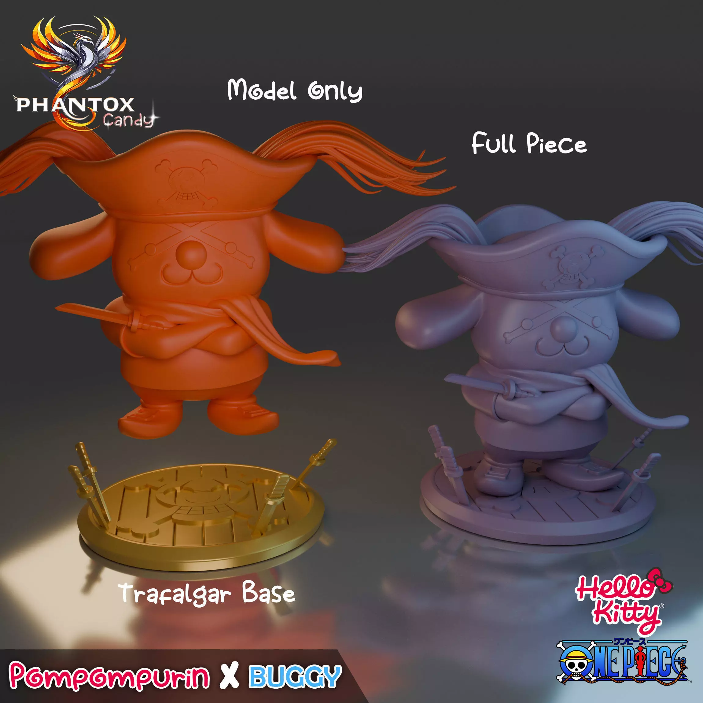   Hello Kitty x One Piece collection part 2 3D print model_16