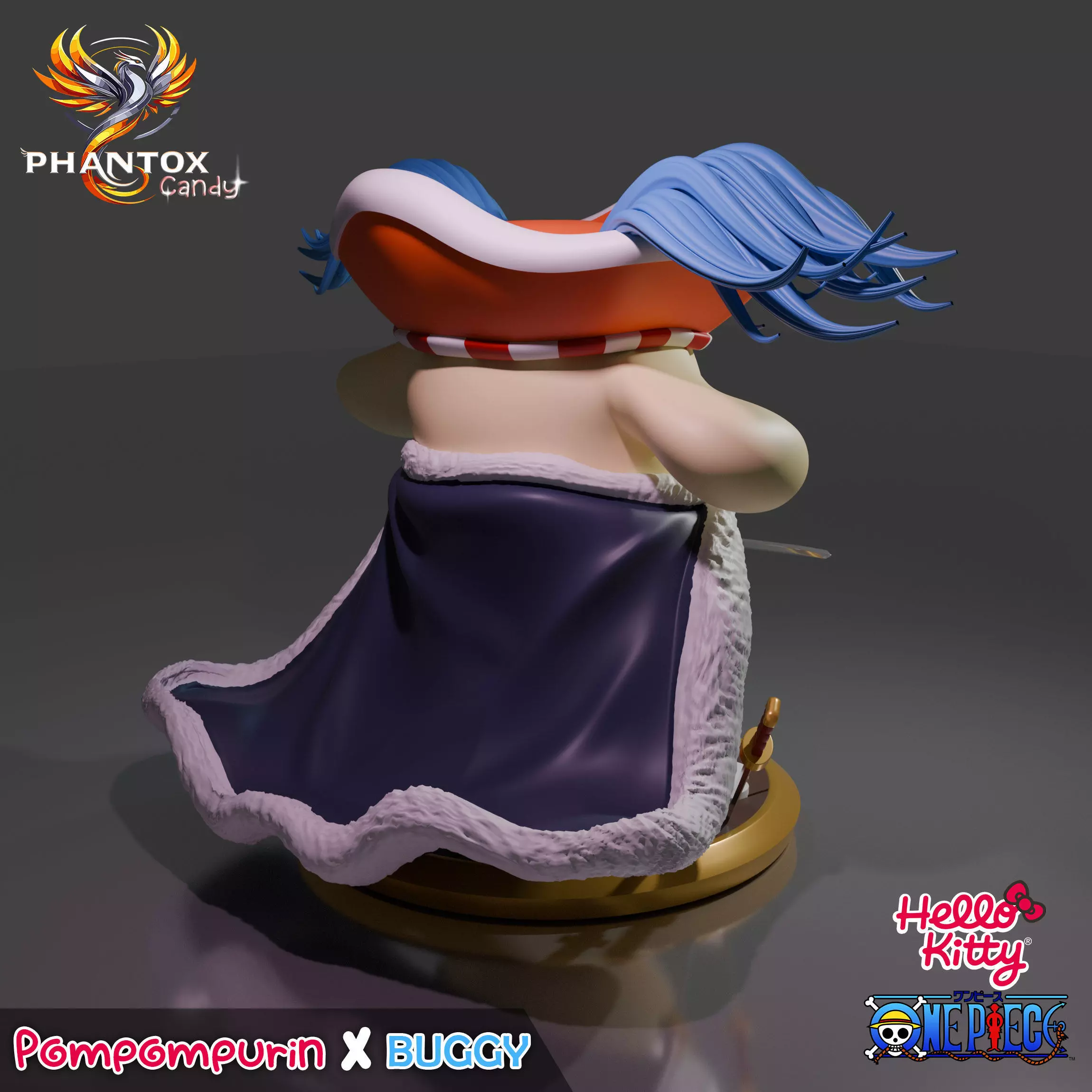   Hello Kitty x One Piece collection part 2 3D print model_14