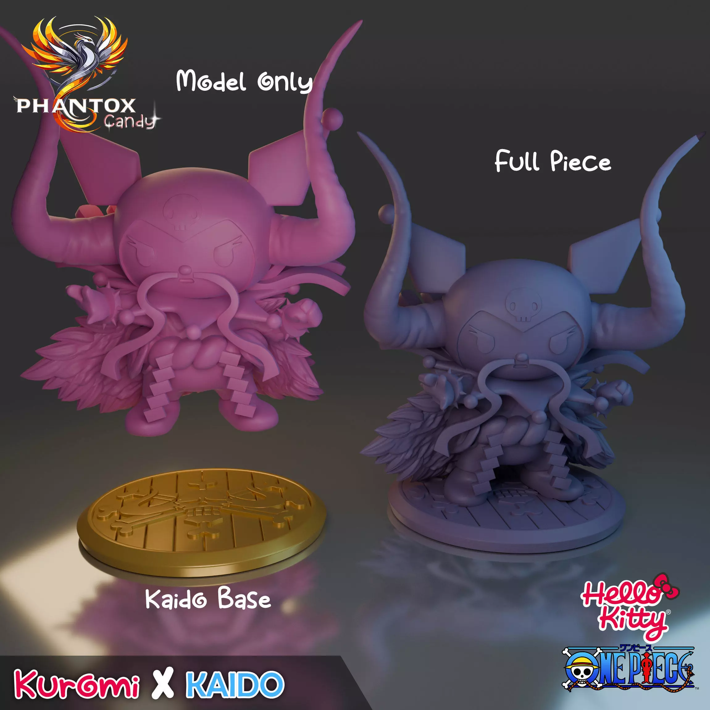   Hello Kitty x One Piece collection part 2 3D print model_4