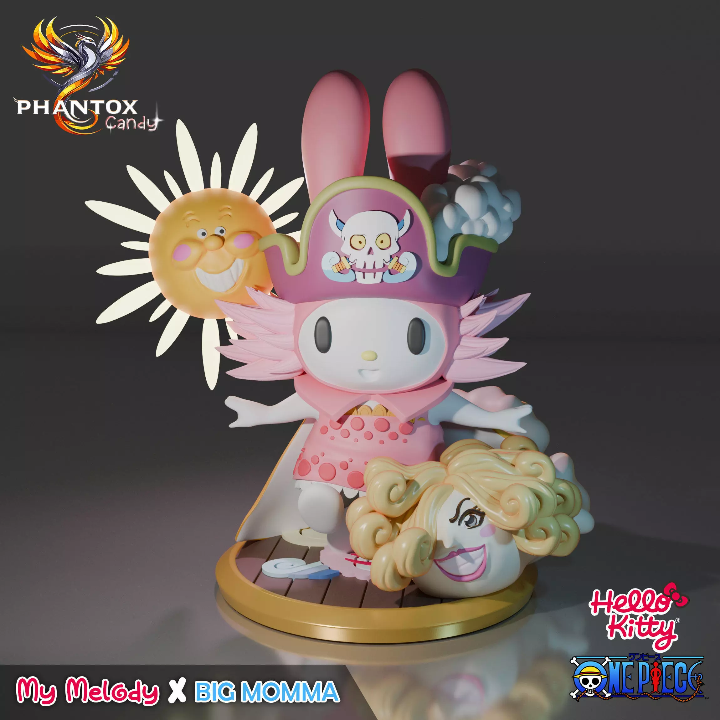   Hello Kitty x One Piece collection part 2 3D print model_5
