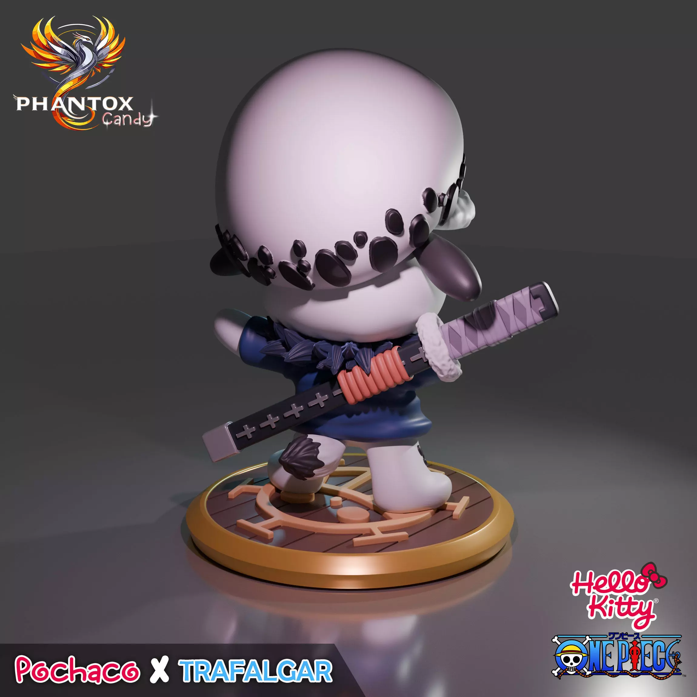   Hello Kitty x One Piece collection part 2 3D print model_10