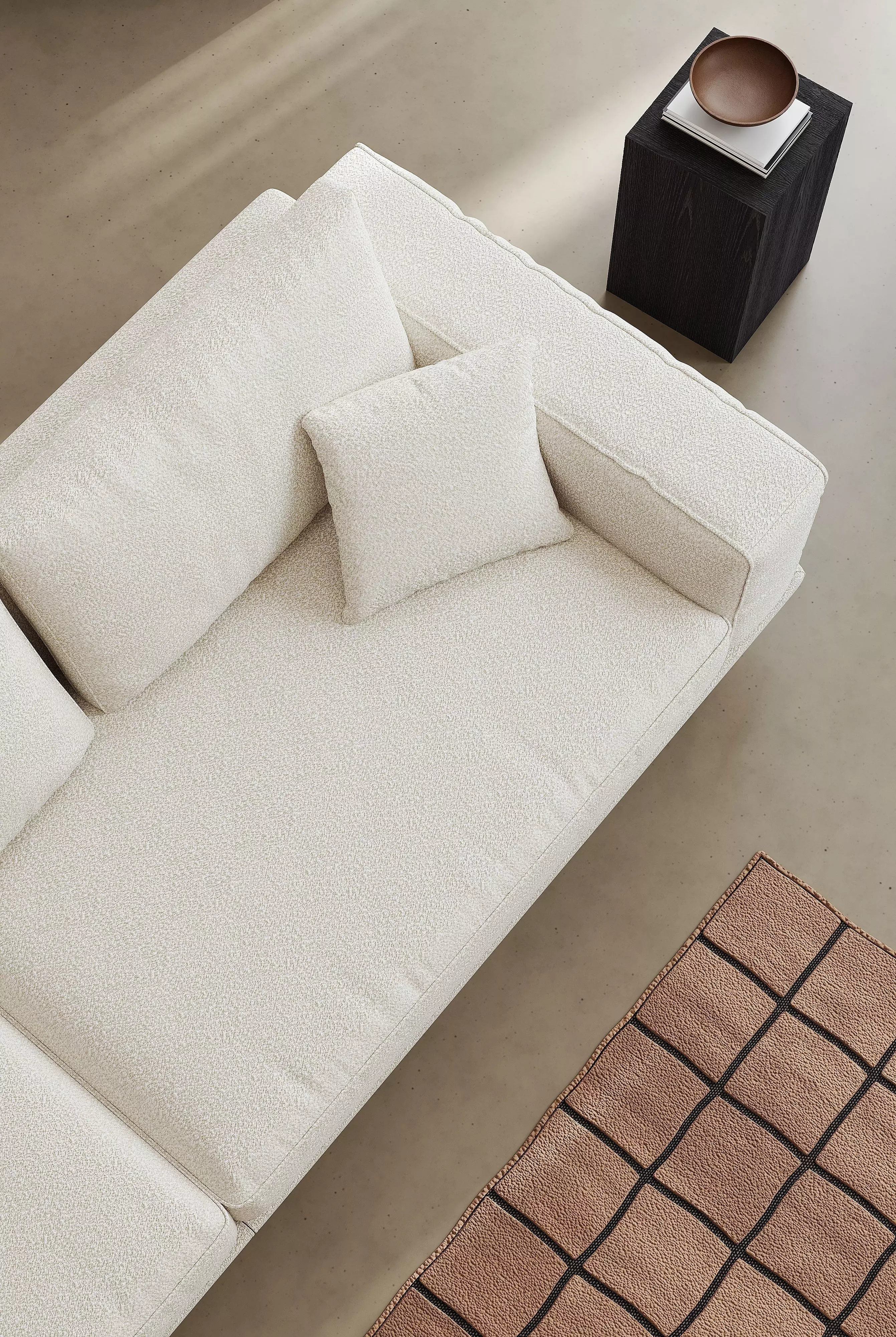 Mid Century interior scene 3D model_5