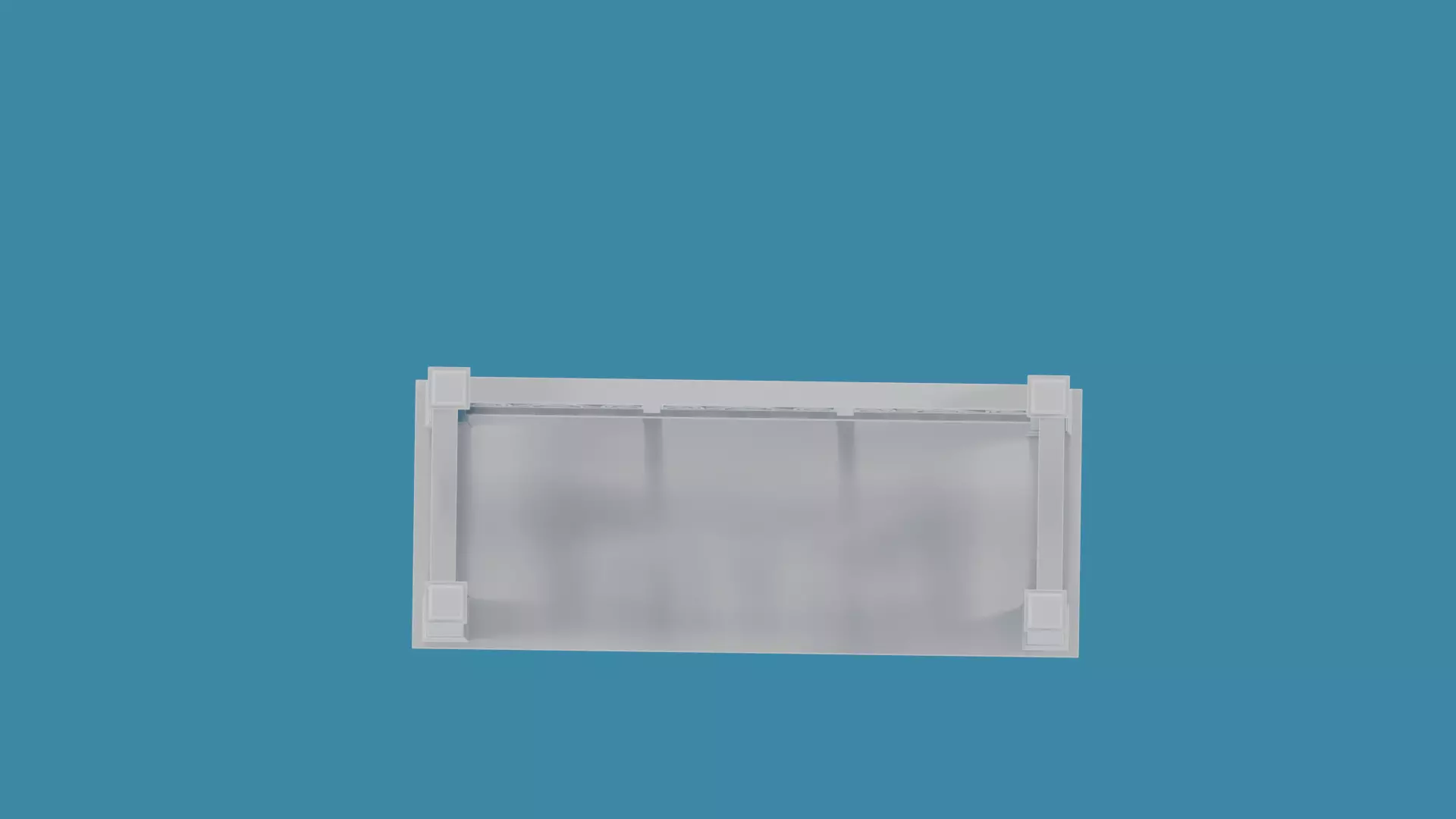 Balcony Railing 3D Model 3D print model_2