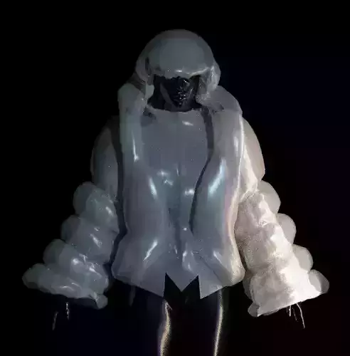 Puffer Jacket  Low Poly UV Ready