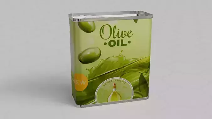 Square Aluminium Oil Tin can