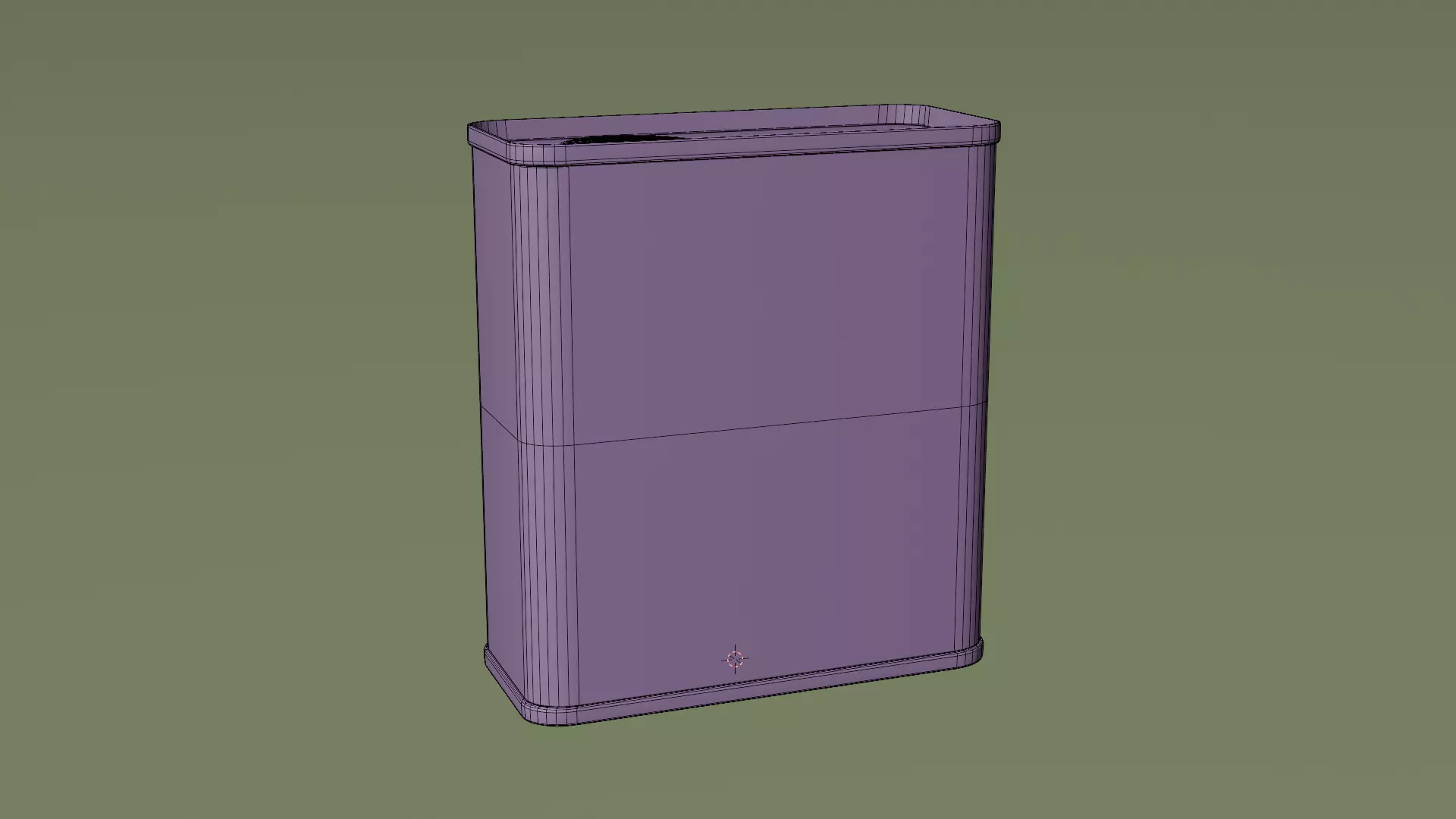 Square Aluminium Oil Tin can 3D model_7