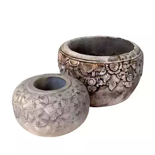 Java Stone Flower Pots