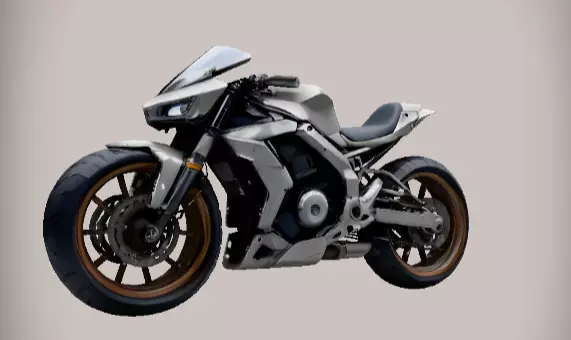 Game-Ready Futuristic Hover Bike 3D Model Low-Poly Low-poly 3D model_6