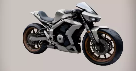 Game-Ready Futuristic Hover Bike 3D Model Low-Poly Low-poly 3D model_4