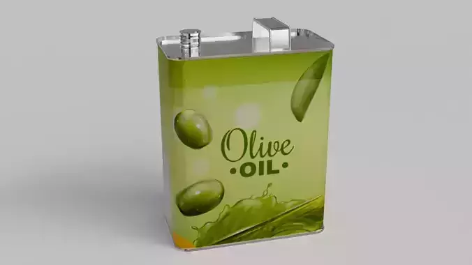 Square Aluminium Oil can tin