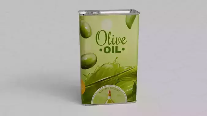 Square Aluminium Oil can tin
