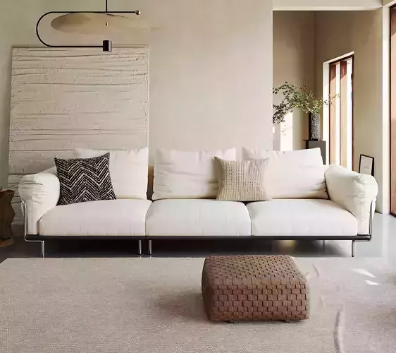 Mid Century interior scene