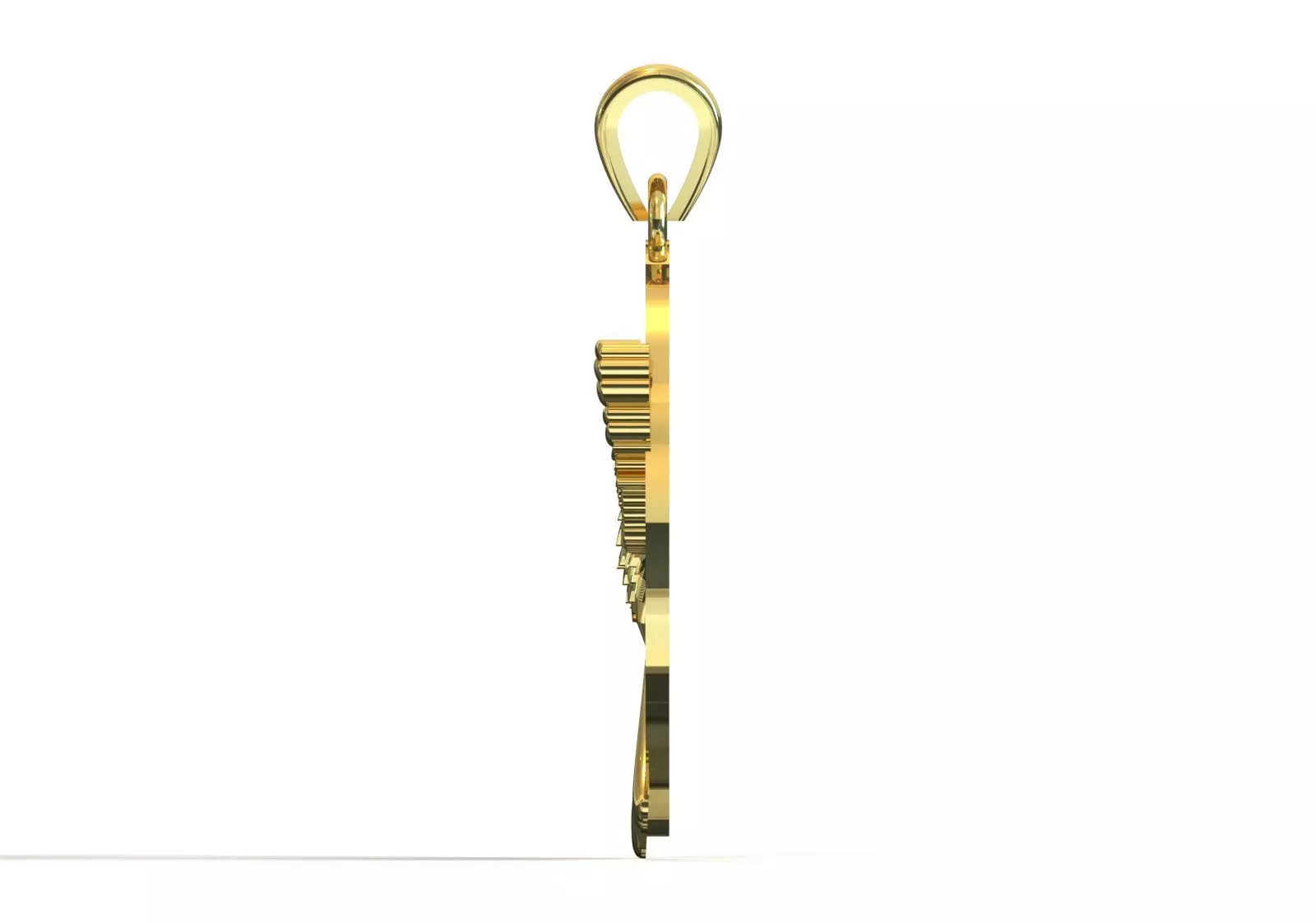 Mockingbird stl 3dm gold pendant gp0381 3D print model_2