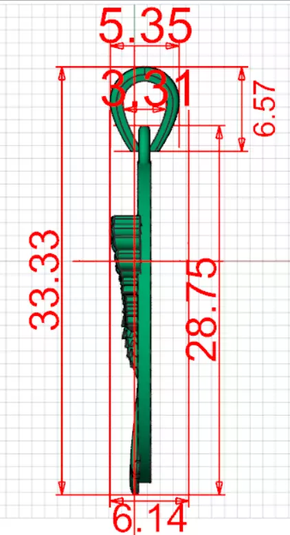 Mockingbird stl 3dm gold pendant gp0381 3D print model_22