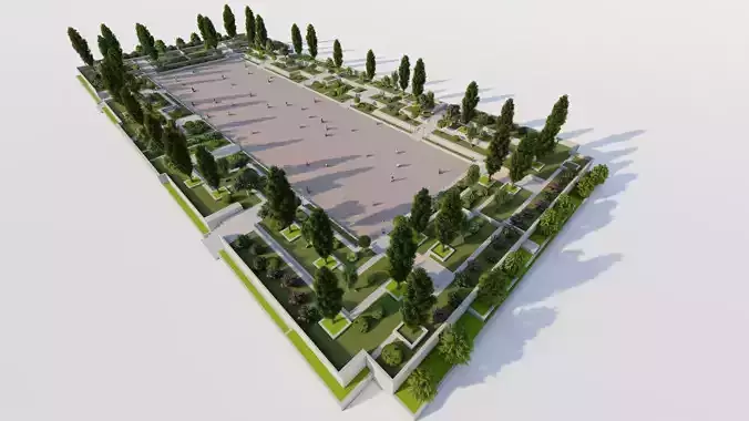 public park-Private Park Landscape