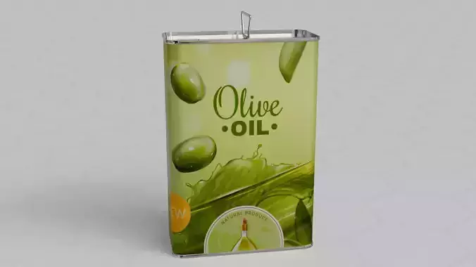 Square Aluminium Oil can tin