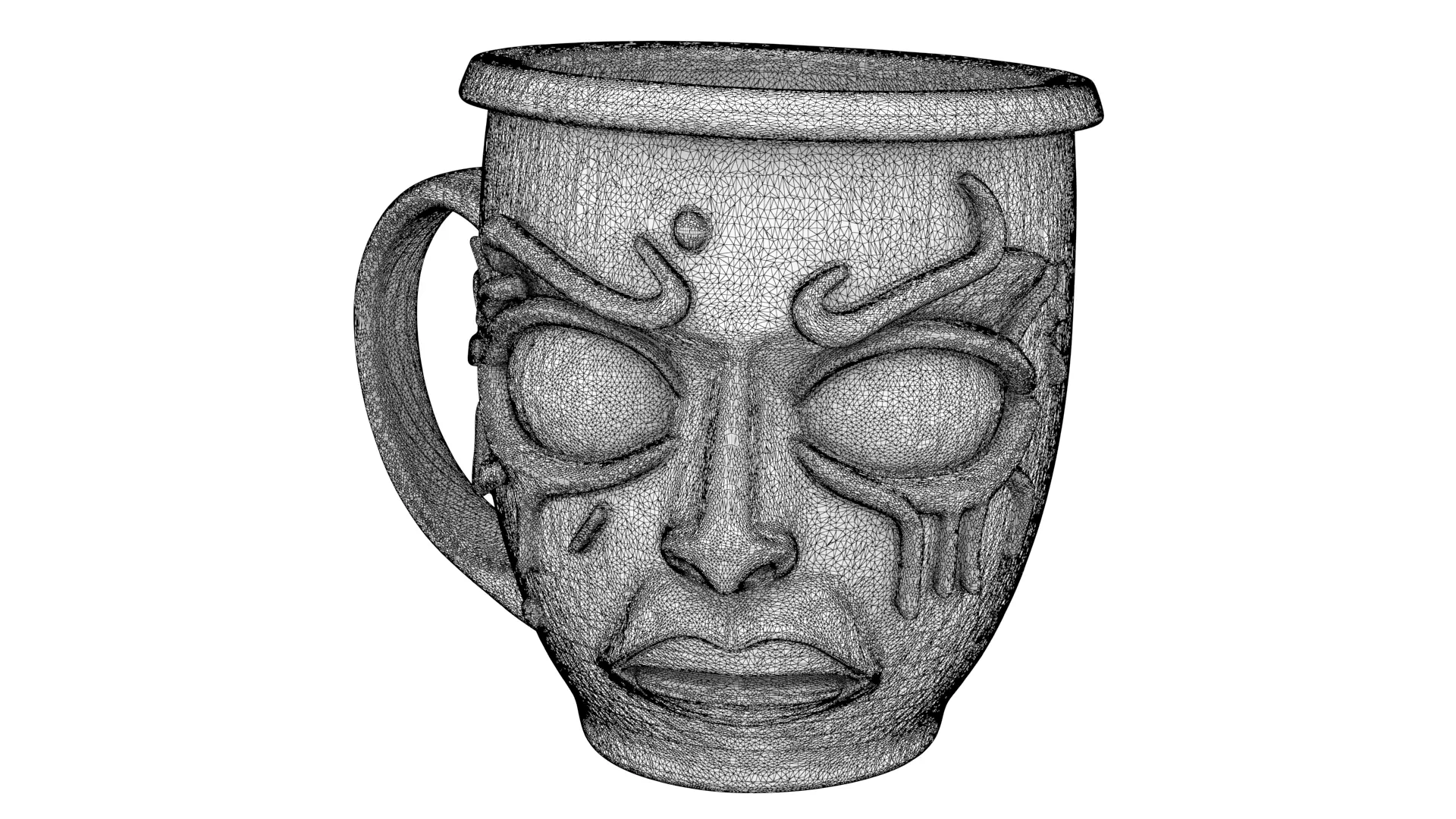 Mug crying 02 3D model_10