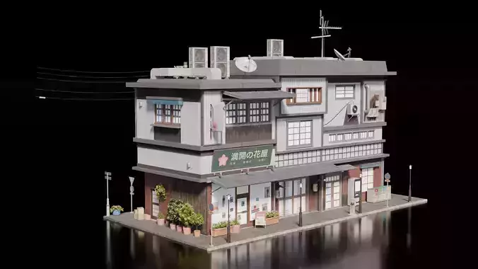 Japanese House 2 3D model