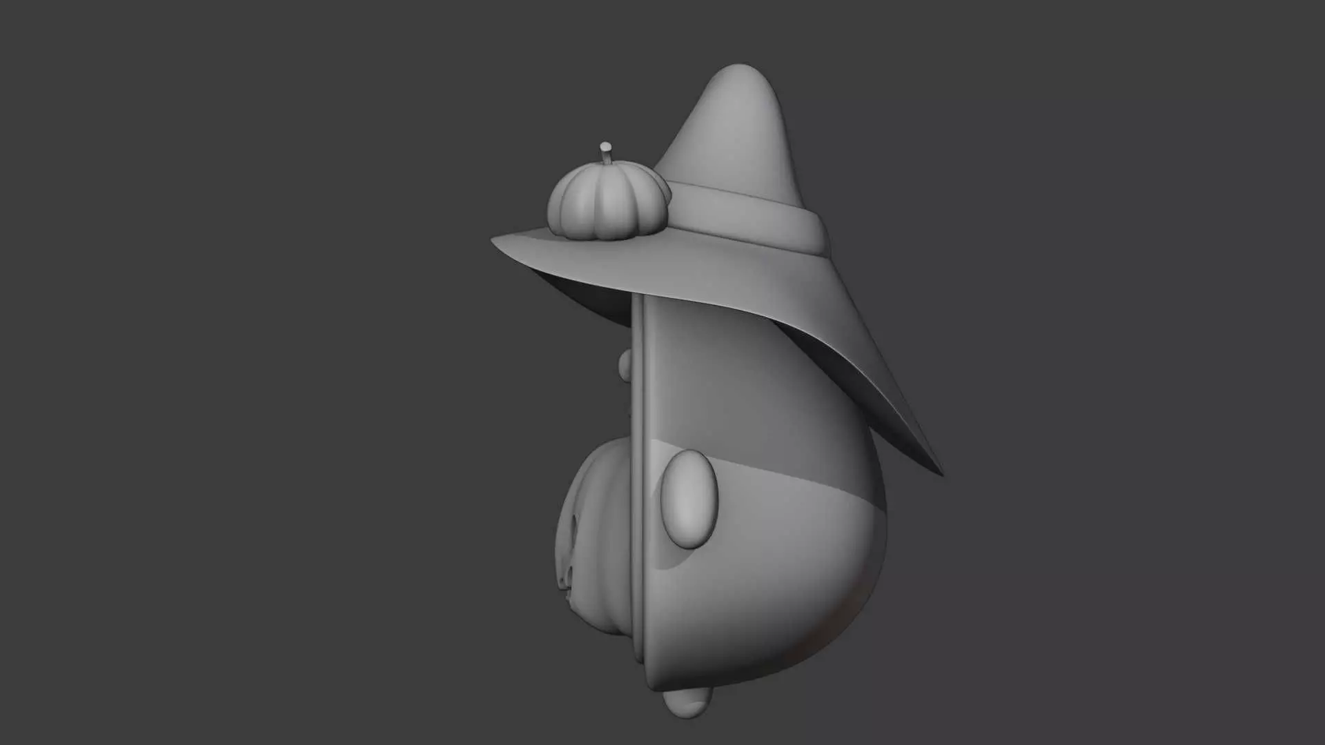 Avocado Halloween  3D print model_7
