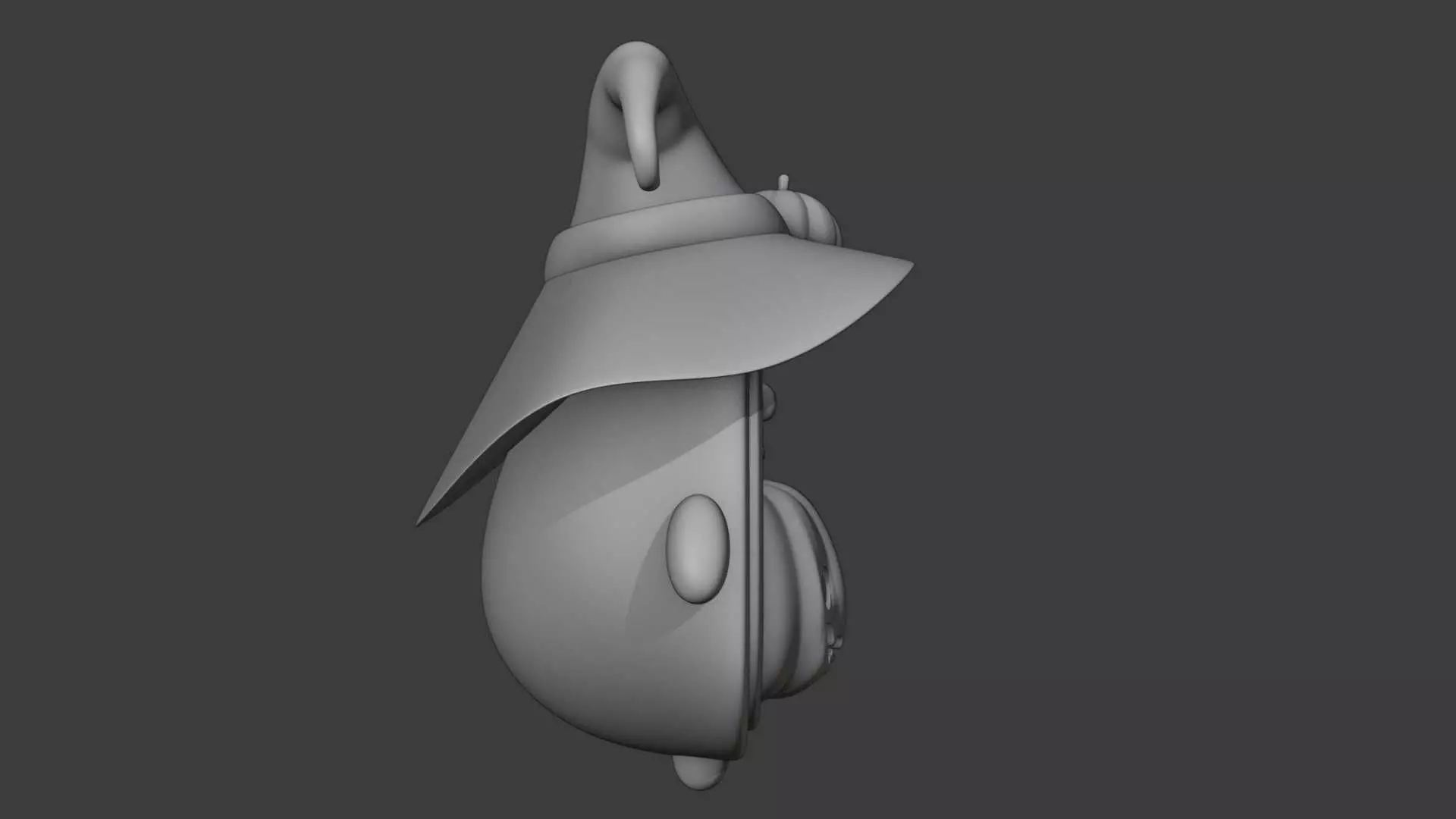Avocado Halloween  3D print model_3