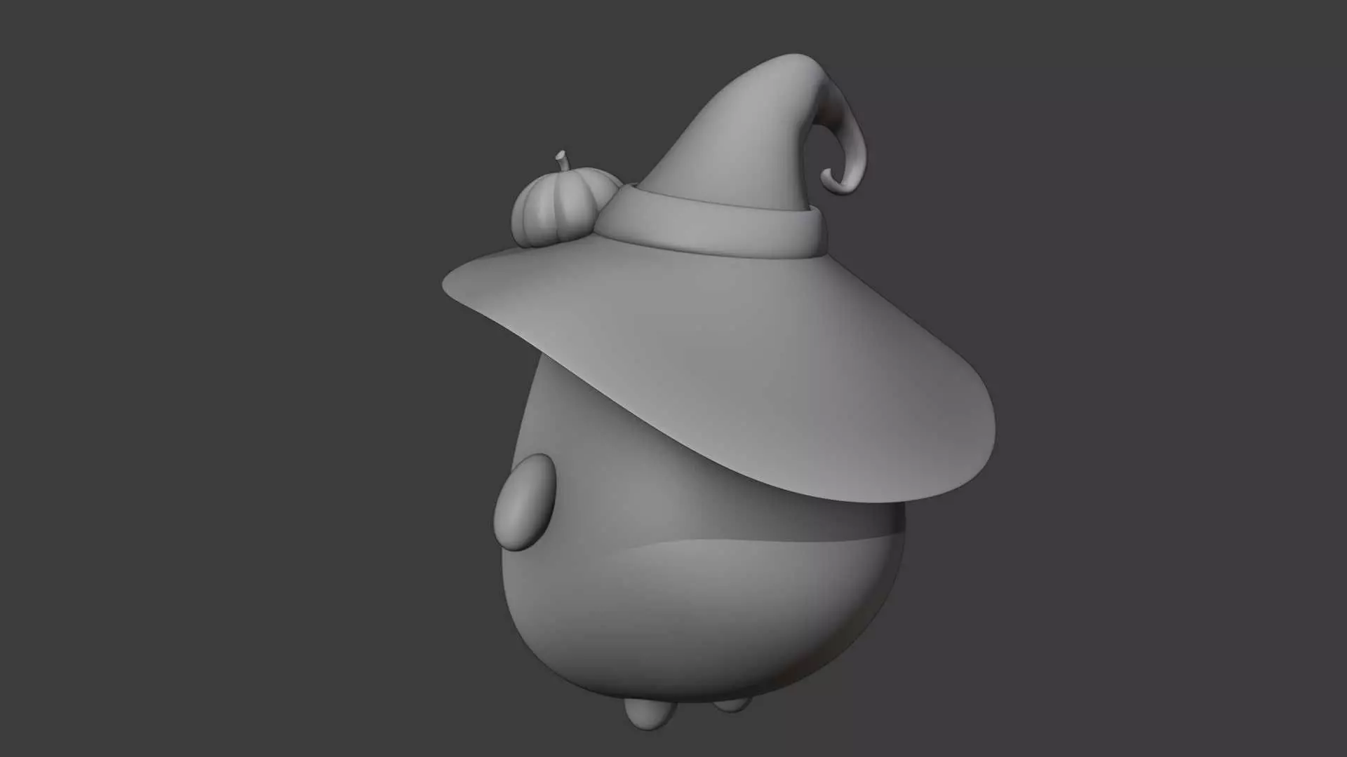 Avocado Halloween  3D print model_6