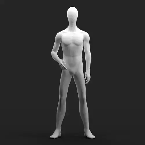 Male mannequin Clo3d high poly