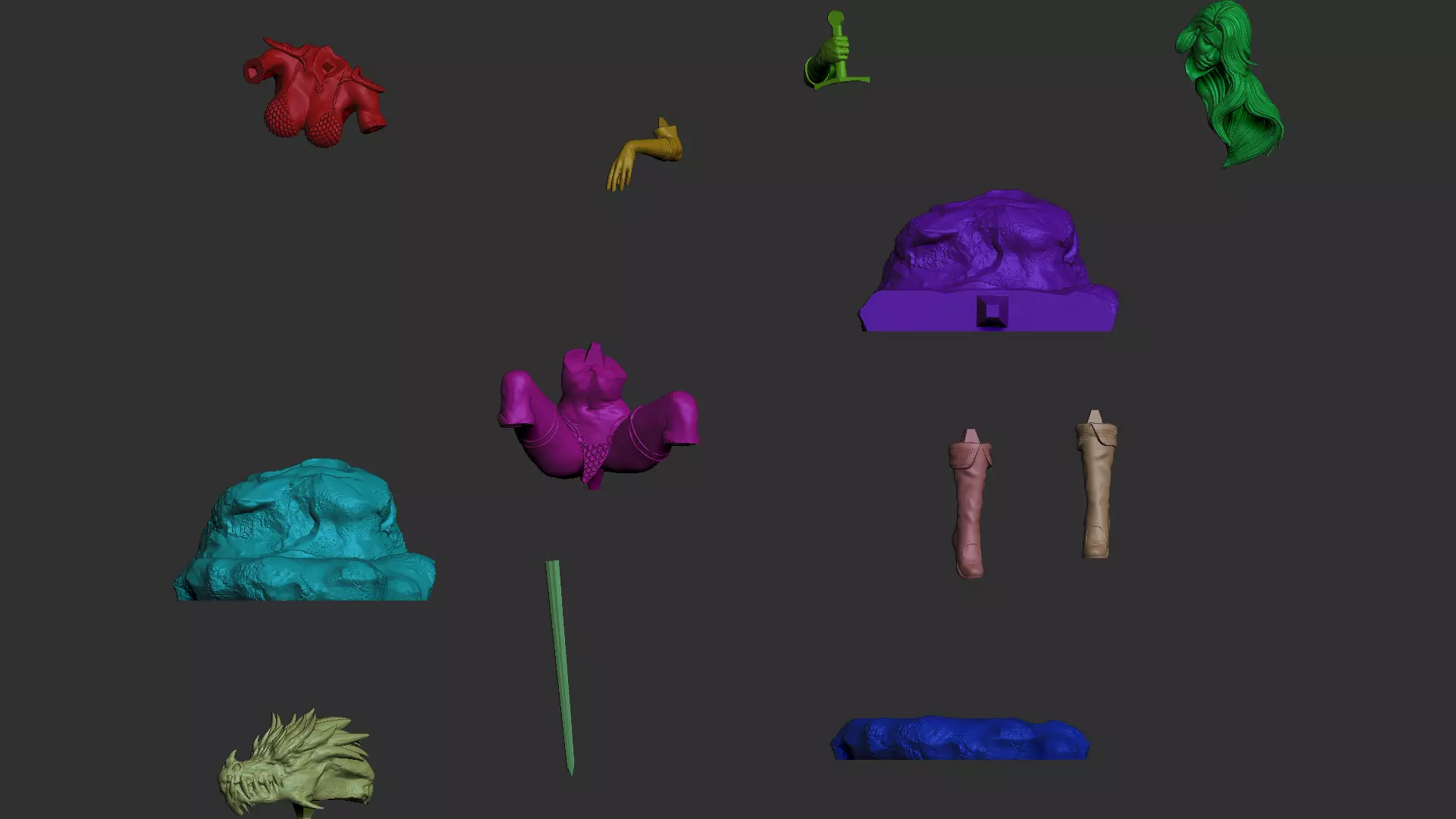 Red Sonja 3D print model_9