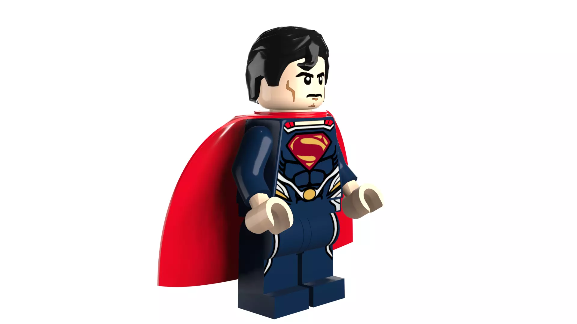 3D print minifigure - Superman V1 3D print model_12
