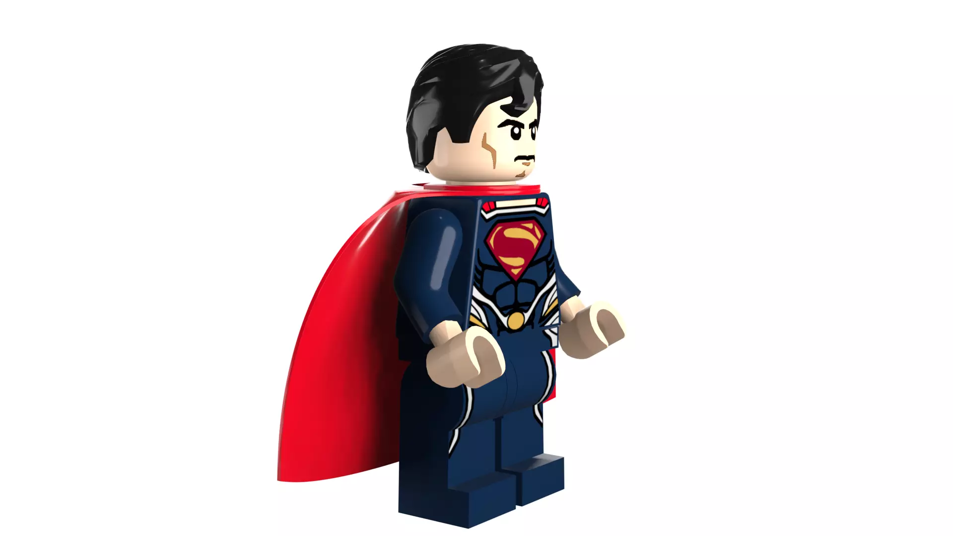 3D print minifigure - Superman V1 3D print model_14