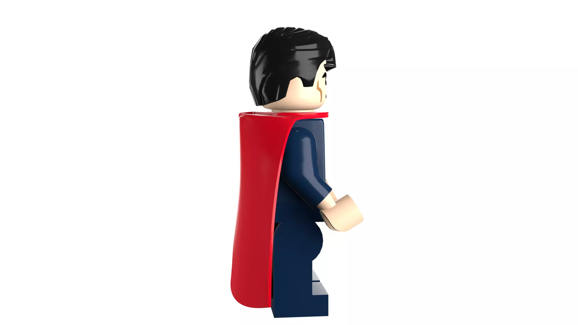 3D print minifigure - Superman V1 3D print model_24