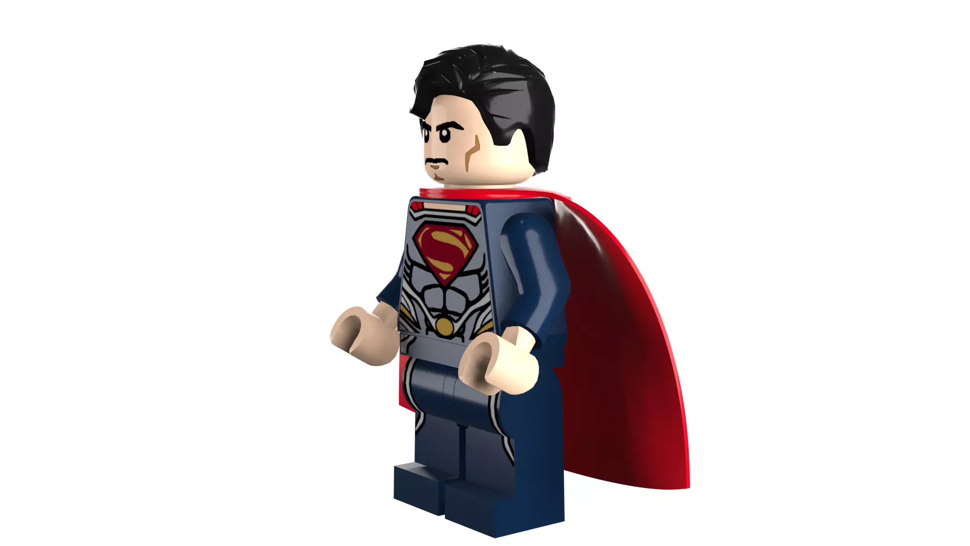 3D print minifigure - Superman V1 3D print model_73