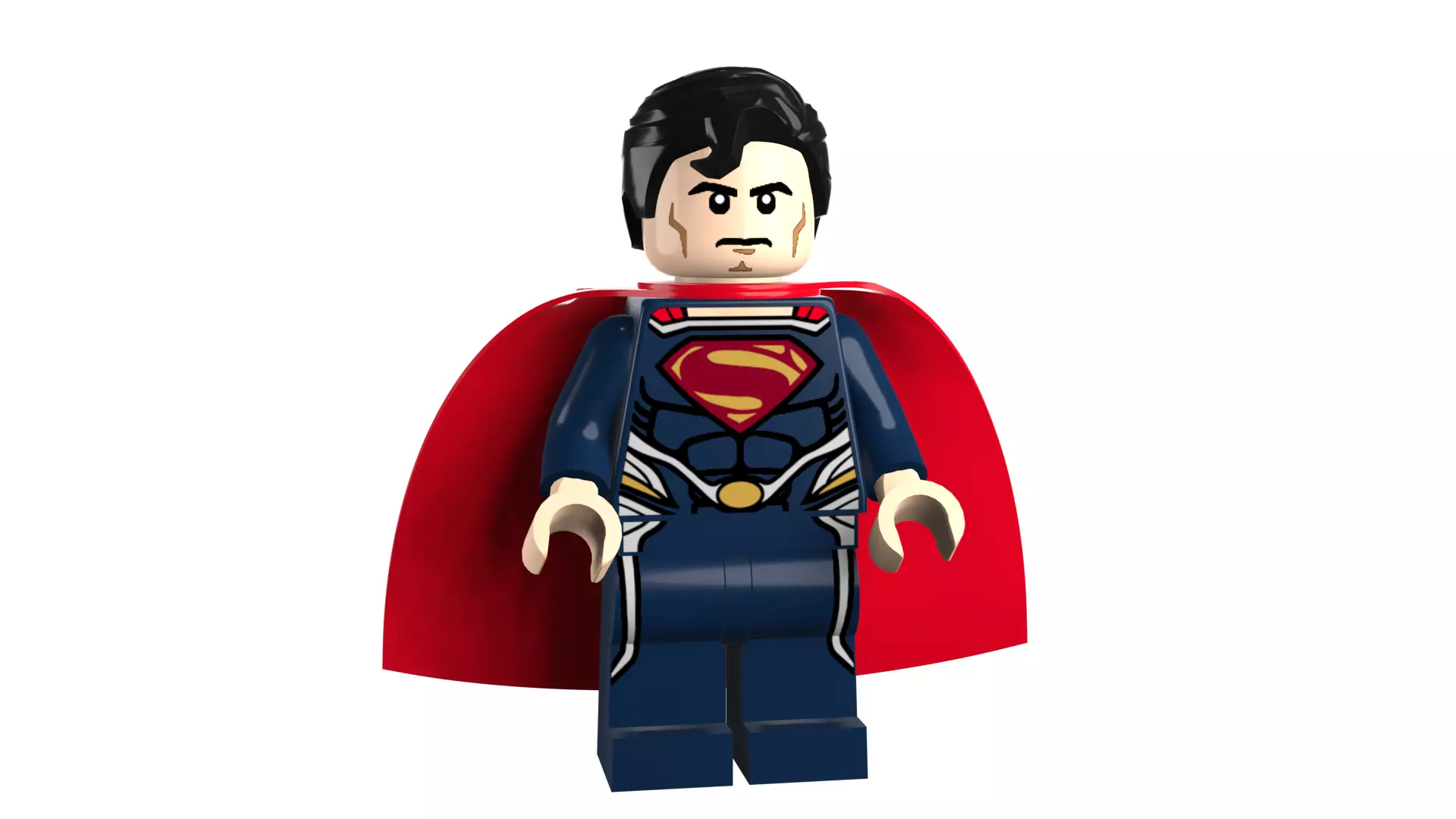 3D print minifigure - Superman V1 3D print model_4