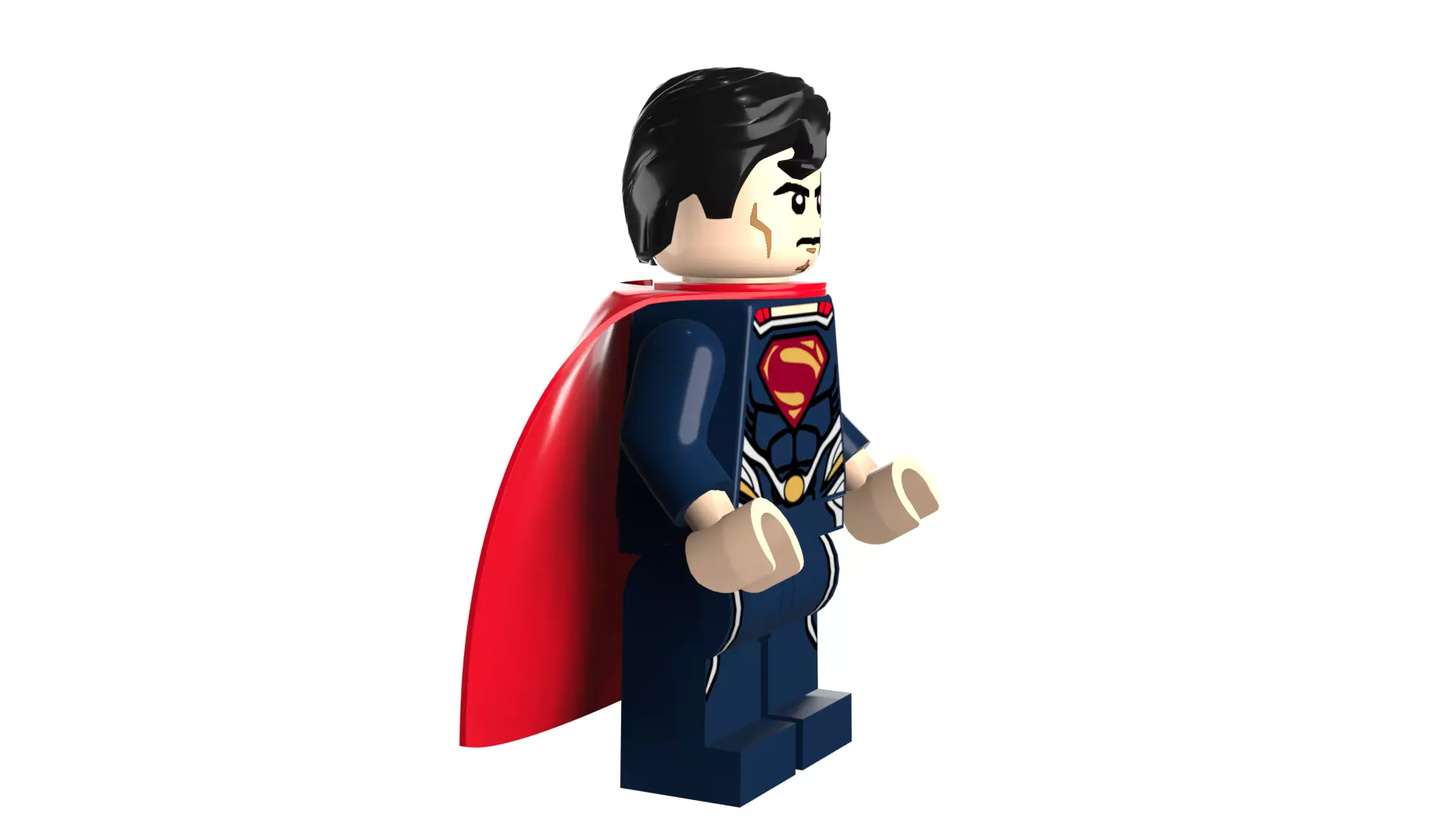 3D print minifigure - Superman V1 3D print model_16