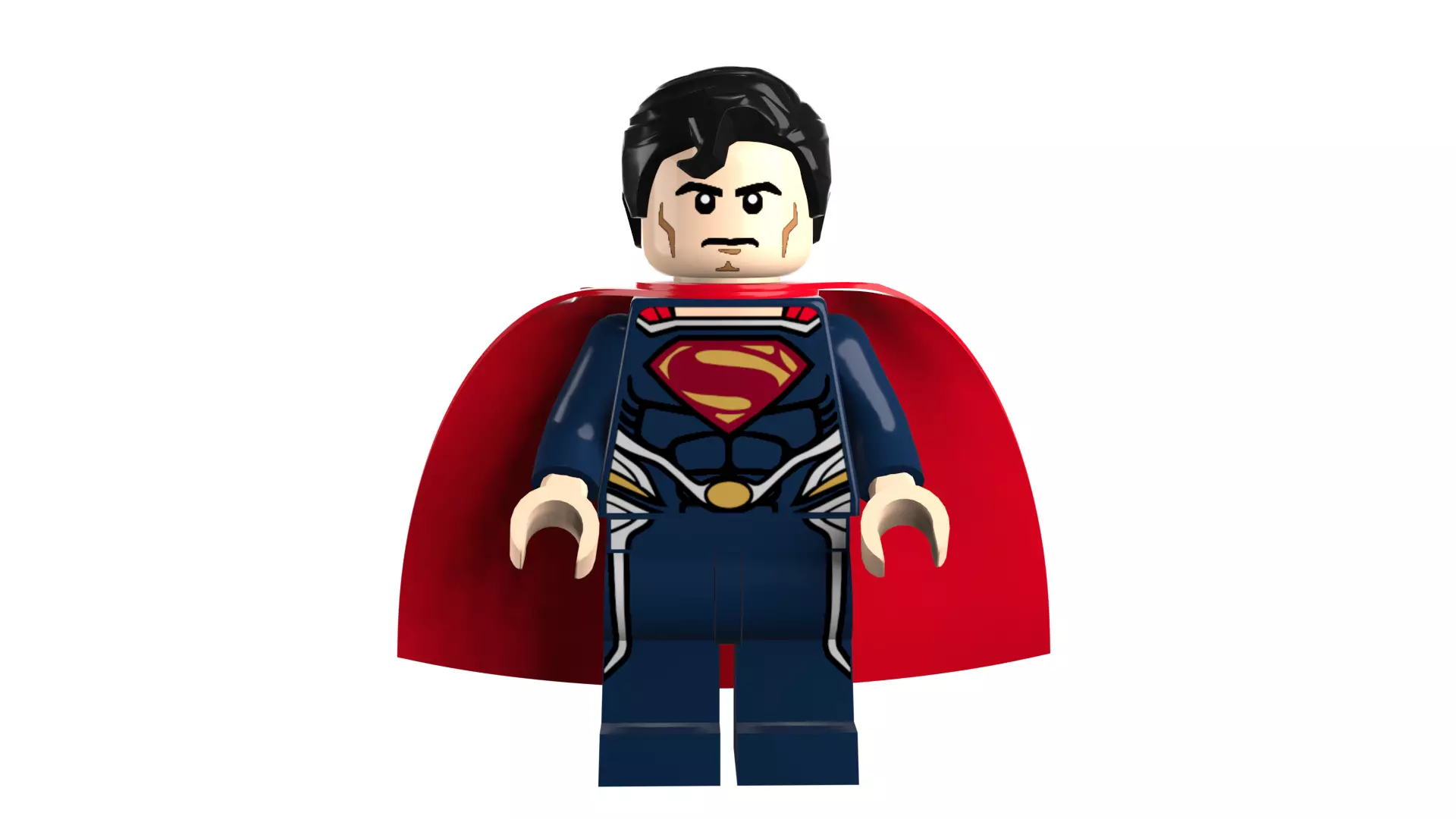 3D print minifigure - Superman V1 3D print model_2