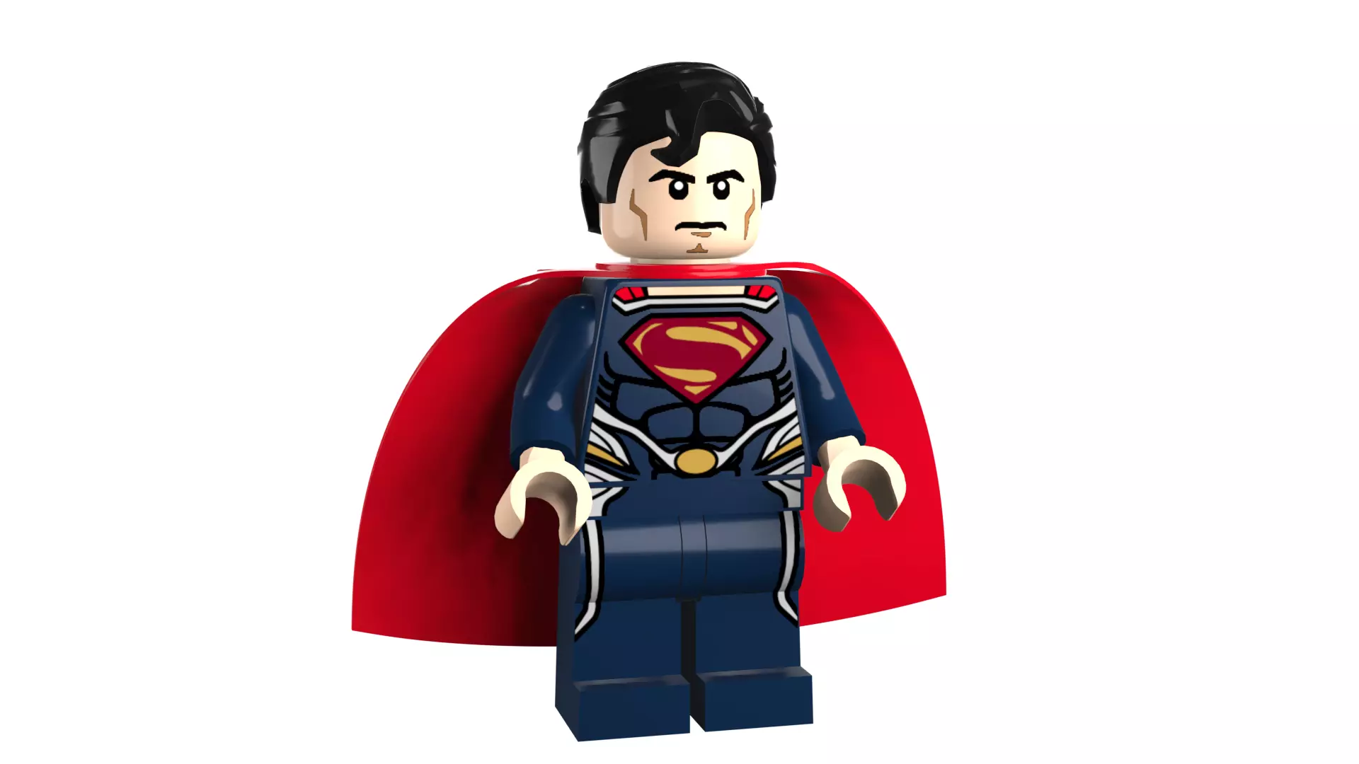 3D print minifigure - Superman V1 3D print model_5