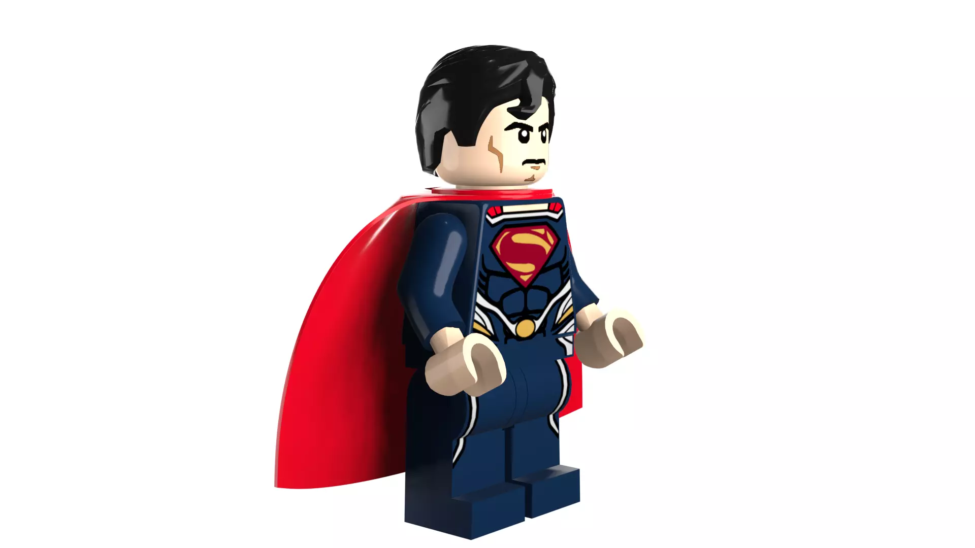 3D print minifigure - Superman V1 3D print model_13